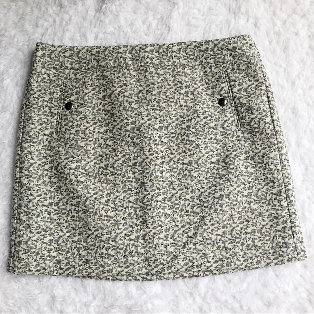 Loft Outlet NWT Mini Pencil Skirt Jacquard Business Casual Size 14P